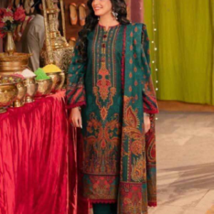 Chanderi silk with digital print readymade 3 pics Product Code: 677