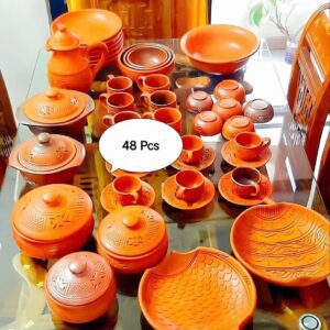 48 পিসের মাটির ডিনার সেট