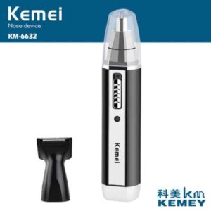 Kemei KM-6632 2 In 1 Rechargeable Nose Hair Trimmer Product Code 581