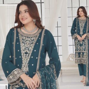 Chiffon Collection Pakistani 3 Piece