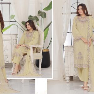 Chiffon Collection Pakistani 3 Piece