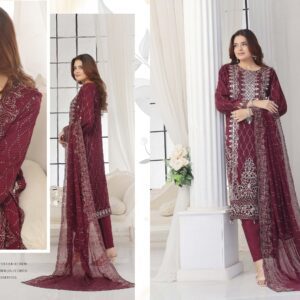 Chiffon Collection Pakistani 3 Piece