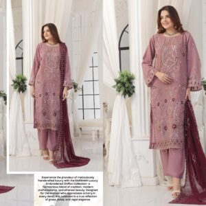 Chiffon Collection Pakistani 3 Piece