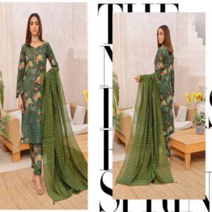 Auroa luxury lawn print boring double tissue