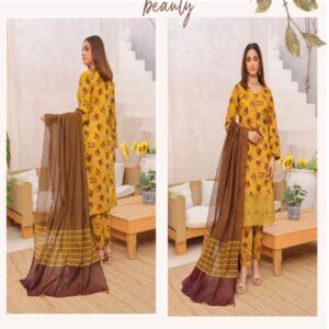 Auroa luxury lawn print boring double tissue