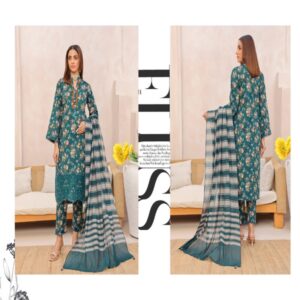 Auroa luxury lawn print boring double tissue