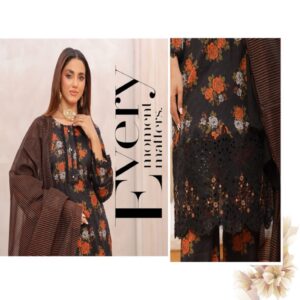 Auroa luxury lawn print boring double tissue