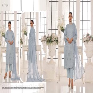 Ayala-Luxury embroidered chiffon collection