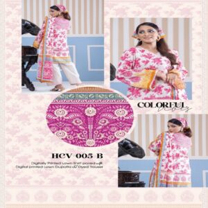 Hoor colorful 3 pice