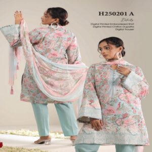 Lace and floral 3 pice