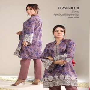Lace and floral 3 pice
