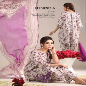 Lace and floral 3 pice
