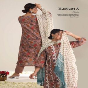 Lace and floral 3 pice