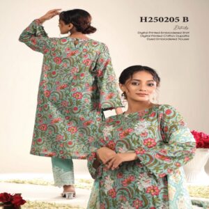 Lace and floral 3 pice