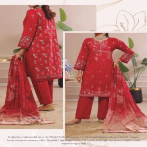 Pak fabrics sylan lawn digital print 3 pice